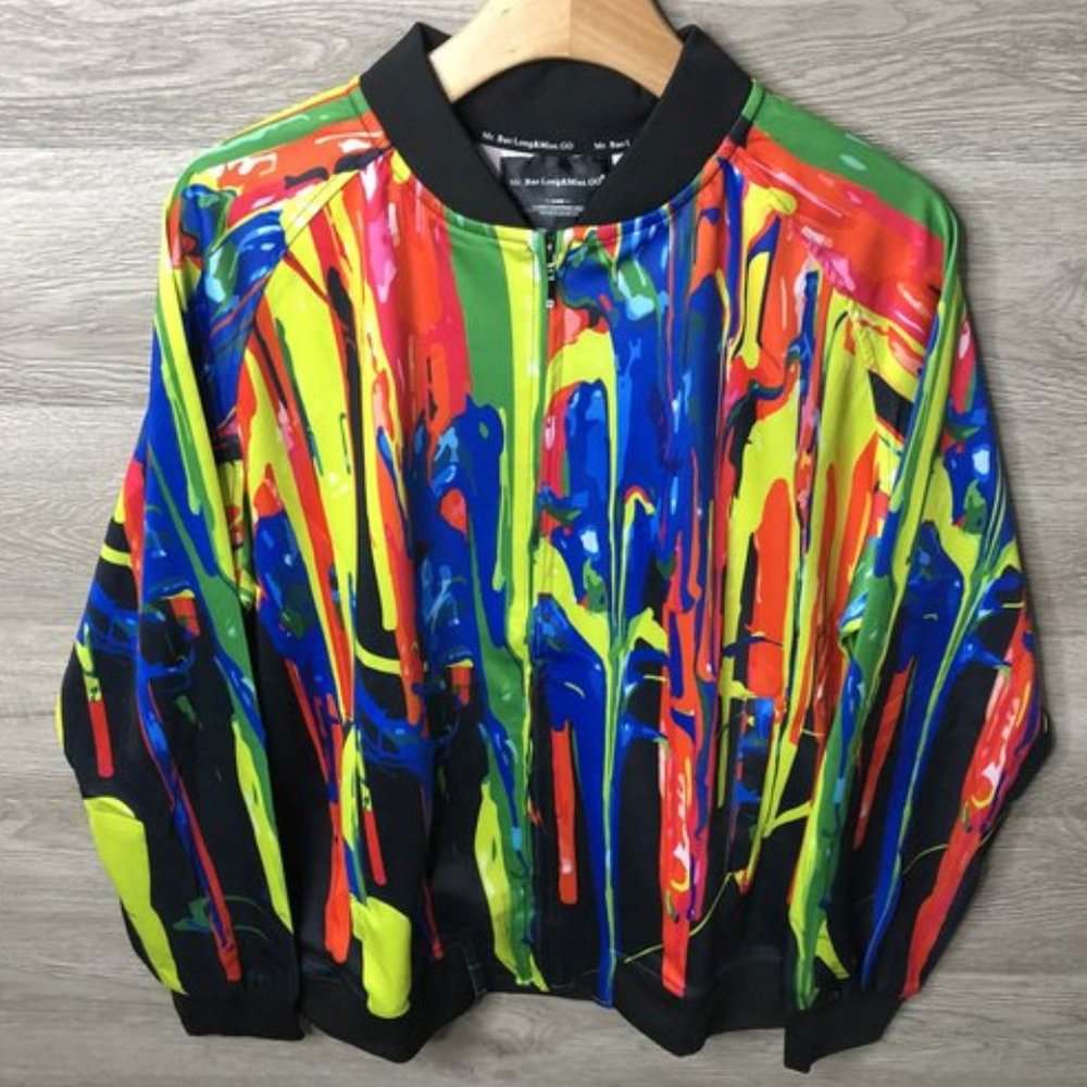 Mr. Bao Long & Miss GO 2XL Festival Art Zip Jacket